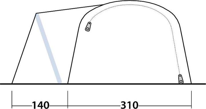 Produktbild Outwell Hartsdale 4PA (Tunnelzelt, 25.40 kg, 4 Personen)