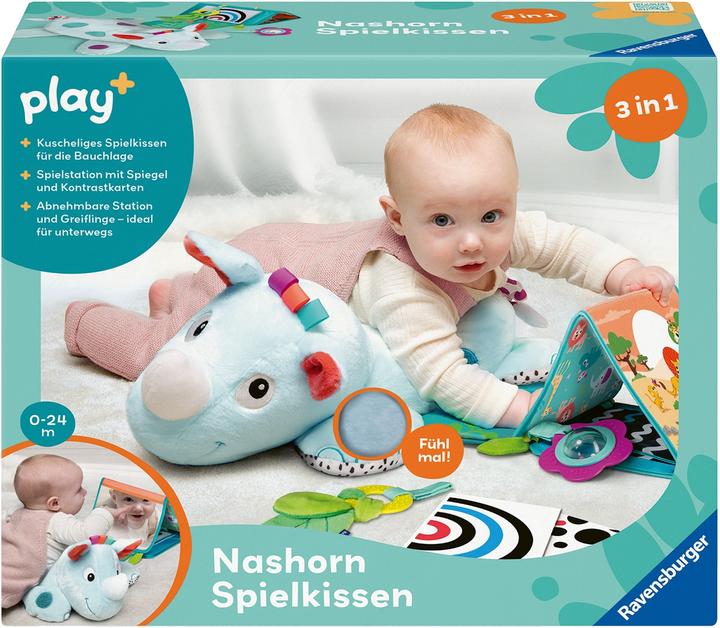 Actual product image Play+ Rhino (33 x 38 cm)