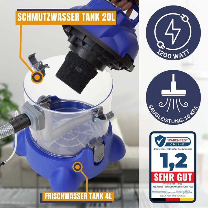 Produktbild Albatros Hydro 7500 (Nass-Trockensauger)