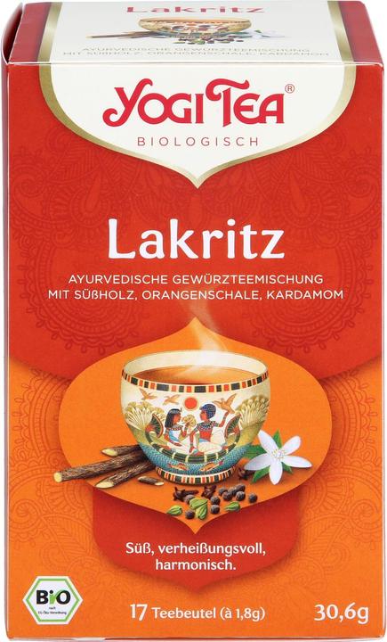 Actual product image Yogi Tea Liquorice ayurverdic spice tea blend, 17 pcs. filter bags (30.60 g)