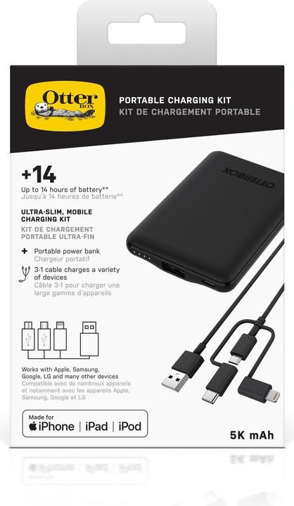 Produktbild OtterBox Power Bank Bundle (5000 mAh, 10.50 W, 18.50 Wh)
