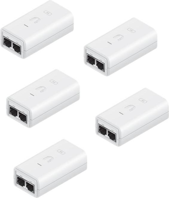 Actual product image Ubiquiti Passive PoE GE Injector: 24V, 12W (Passive 24V PoE-in, 12 W)