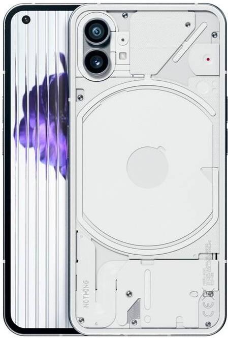 Nothing Phone (1) (8 Go) (256 Go, Blanc, 6.55", Double SIM, 50 Mpx, 5G)