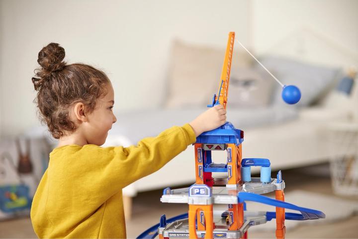 Actual product image Majorette Garage with elevator and 5 cars
