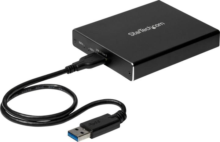 Actual product image StarTech HDD Drive Enclosure Dual-Slot (M.2 2230, M.2 2260, M.2 2242, M.2)