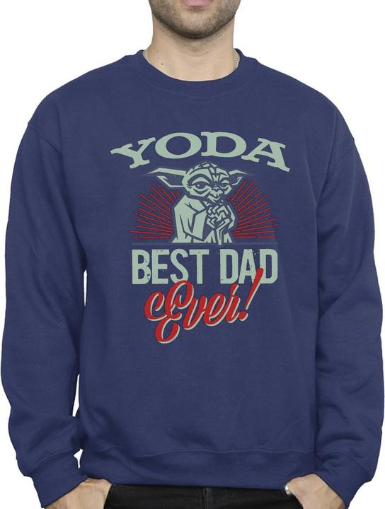 Actual product image Star Wars Mens Mandalorian Yoda Dad Sweatshirt (XL)