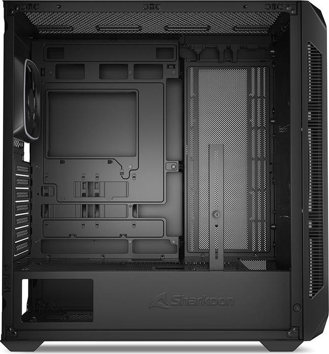 Actual product image Sharkoon AK5G RGB Black ATX (black) (ATX, Mini-ITX, mATX)