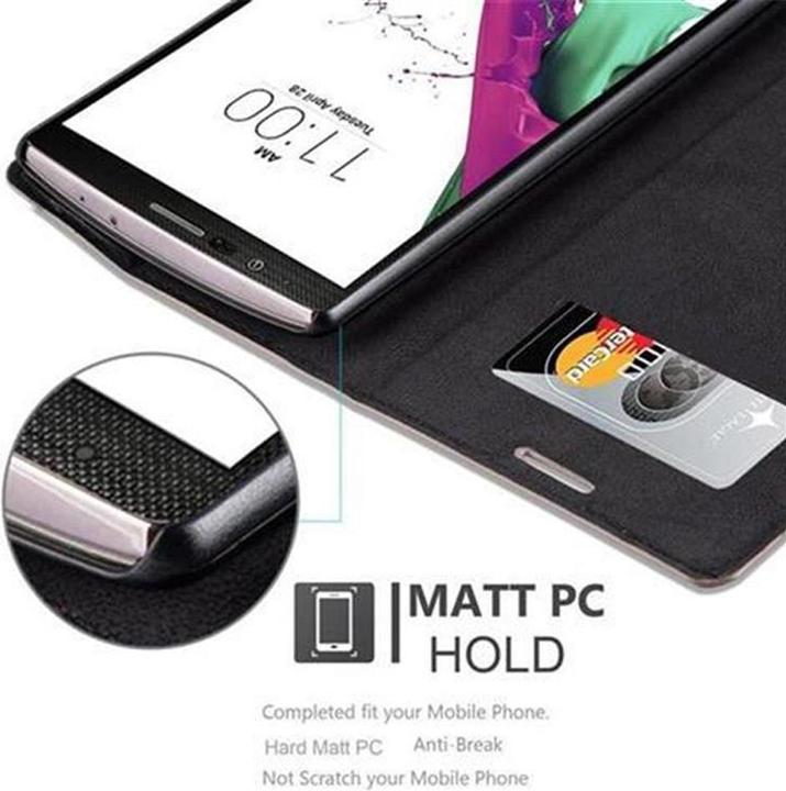 Productafbeelding Cadorabo Boek Onzichtbare Magneethoes (Motorola Moto G4 Plus, Motorola Moto G4)