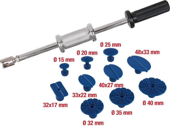 Immagine prodotto KS Tools Set di martelli professionali per la rimozione della colla, 11 pezzi. (896 g)