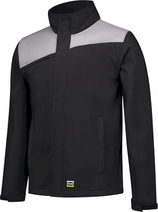 Actual product image Tricorp softshell bicolor seams 402021 - Men - black/red - XXL (XXL)
