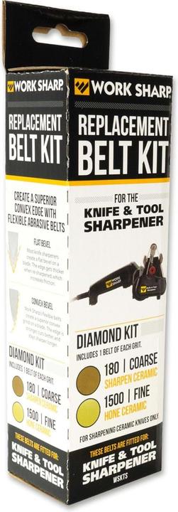 Work Sharp Assortimento di nastri abrasivi diamantati 180 1500