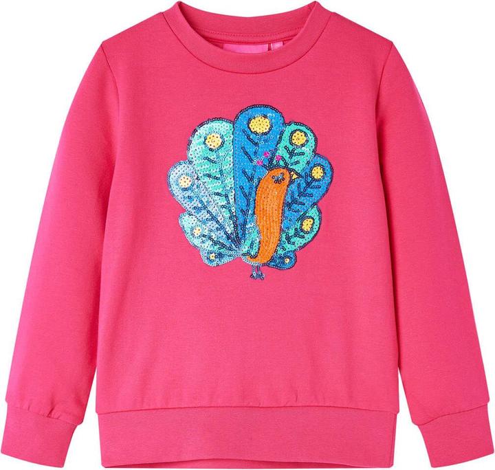 Produktbild VidaXL Kinder-Sweatshirt Knallrosa 116,Material: 95 % Baumwolle. 5 (116)