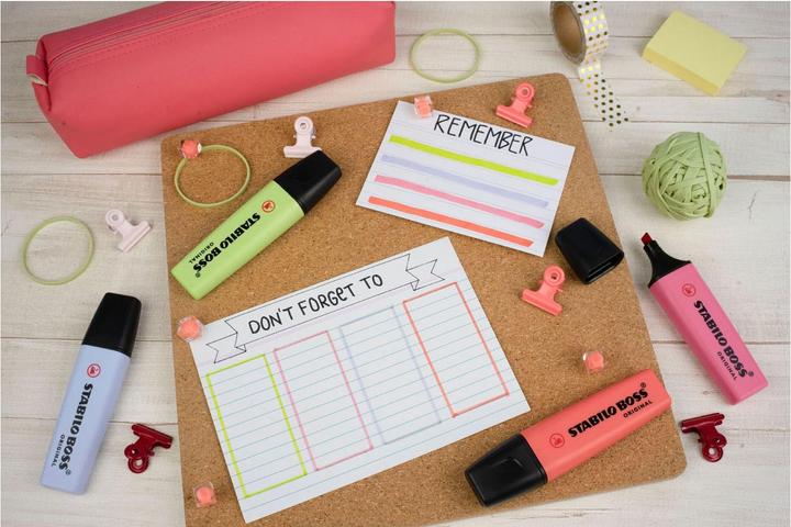 Produktbild STABILO BOSS ORIGINAL Pastel Textmarker (Assortiert, 5 mm, 8 x)