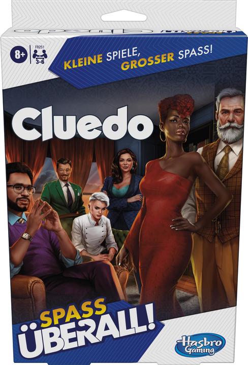 Actual product image Hasbro Gaming Cluedo Compact, portable game for 3-6 players, travelling game for children, fun anywhere (German)