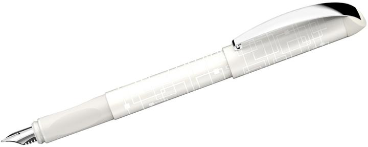 Image du produit Schneider Stylo plume GLAM VIP, corps en plastique blanc, encre bleue (Ivoire, 1 x)