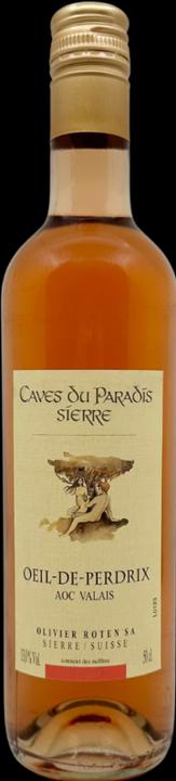 Produktbild Caves du Paradis Oeil de Perdrix AOC Valais