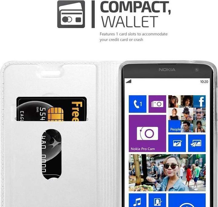 Produktbild Cadorabo Book Classy Style Cover (Nokia Lumia 1020)