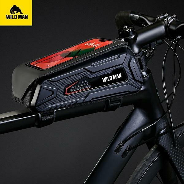 Actual product image Wildman Etui/uchwyt rowerowy M90 sakwa na ramę czarna/black