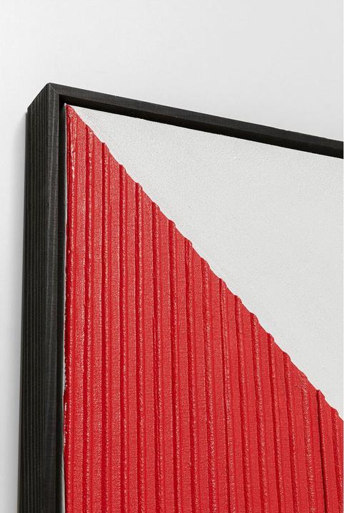 Produktbild Kare Design Leinwandbild Art Triangles Gelb 100x100cm (100 x 100 cm)