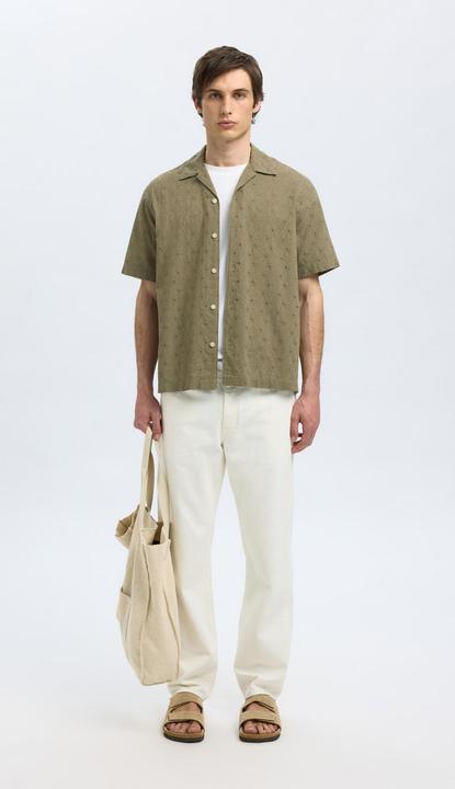 Immagine prodotto Selected Homme Camicia a maniche corte in broderie anglaise (XXL)