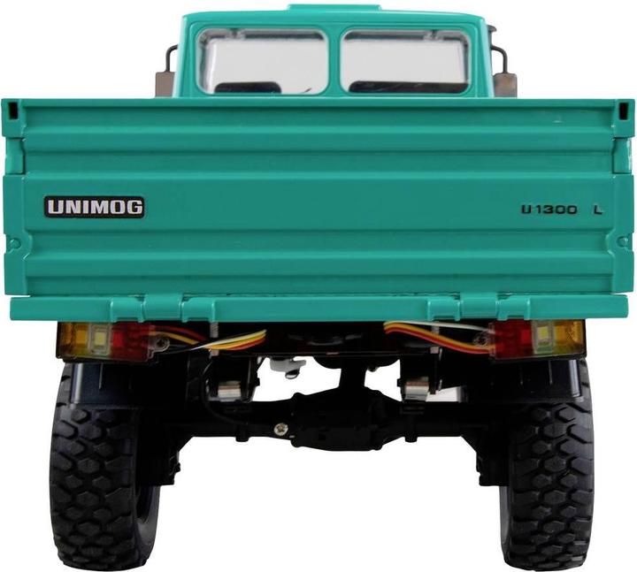 Immagine prodotto Amewi 22660 Unimog Advanced, benzina 1:12 modello di camion elettrico RC RtR (RTR pronto all'uso)