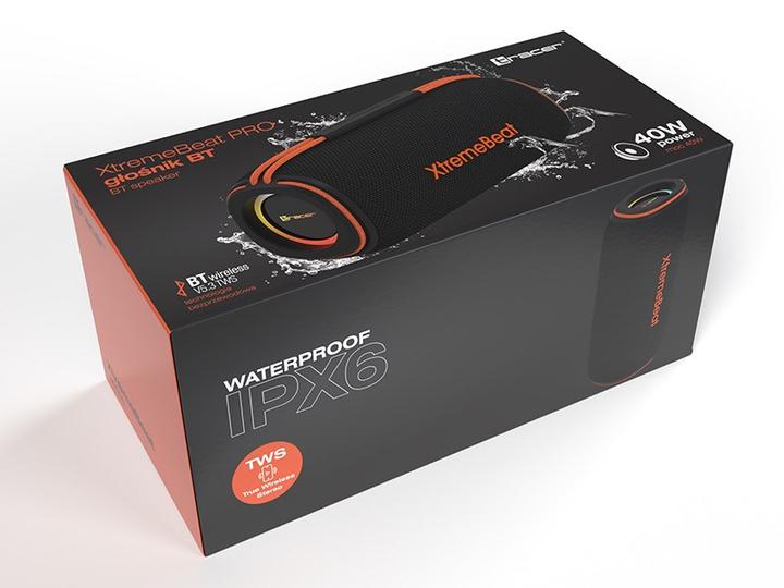 Image du produit Tracer XtremeBeat Pro TWS Tragbarer Bluetooth-Lautsprecher Schwarz 40 W (Fonctionnement sur secteur)