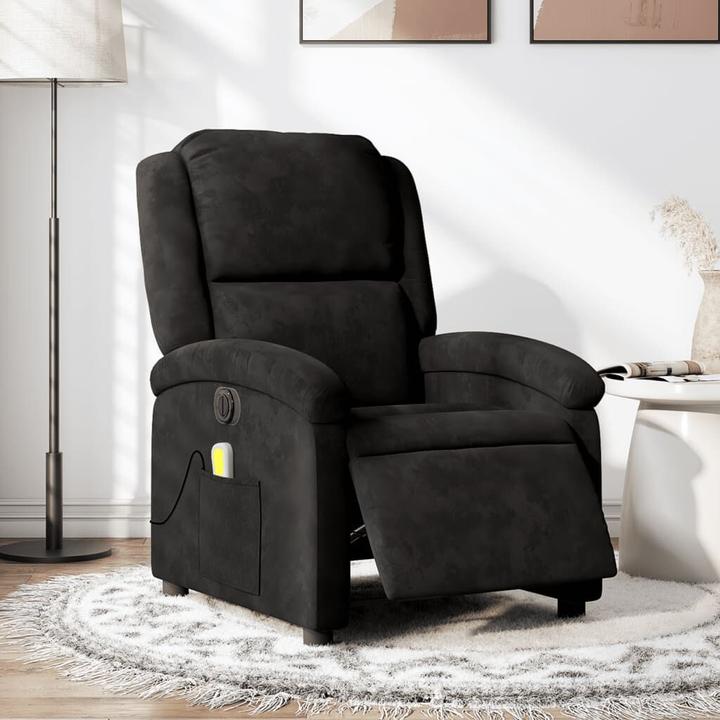 Actual product image VidaXL Massage chair electric velvet