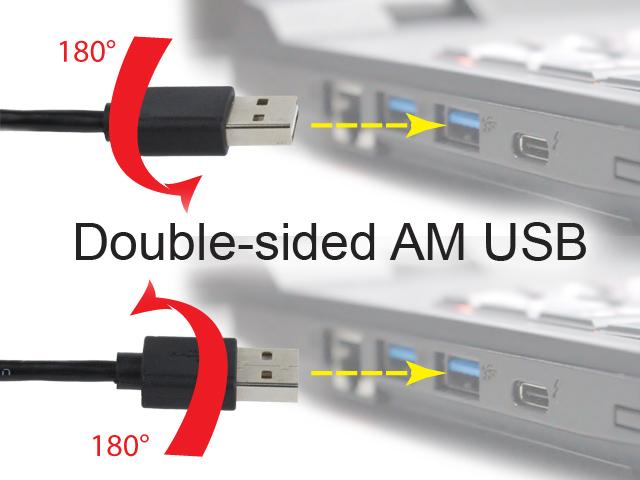 Actual product image Gembird CC-MUSB2D-1M (1 m, USB 2.0)