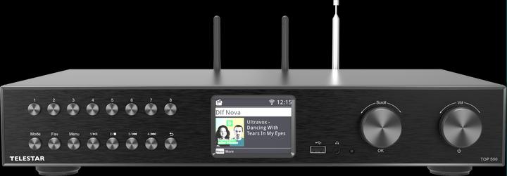 Produktbild Telestar TOP 500 sw HiFi-Tuner 43cm,Internet/DAB+/UKW,Streaming,BT,HM (Radio Tuner)