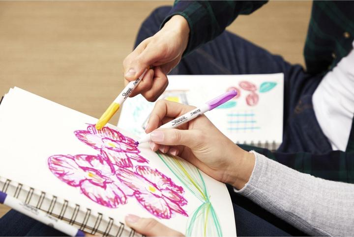 Actual product image Sharpie Permanent marker S-Note Creative 1-5 mm, 12 pieces (Multicoloured, 5 mm, 12 x)