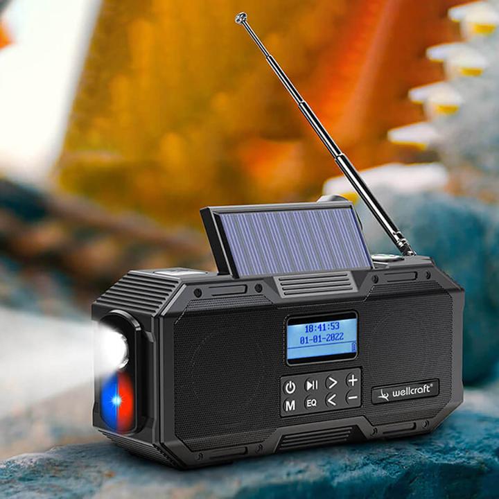 Produktbild Wellcraft DAB/FM Notfall-Radio (FM, DAB+, Bluetooth)