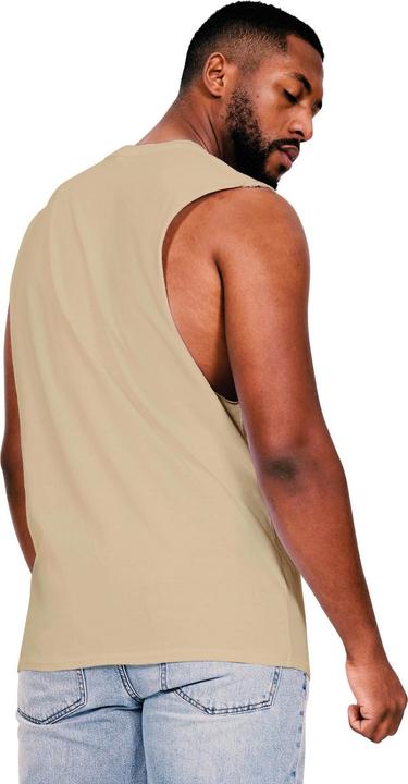 Actual product image Universal Textiles Mens Ringspun Cotton Drop Arm Holes Tank Top (M)