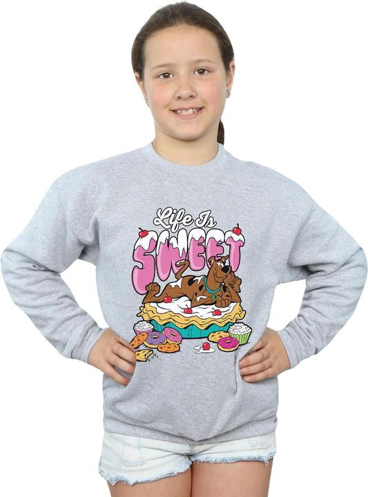 Actual product image Scooby Doo Girls Life Is Sweet Sweatshirt (116)