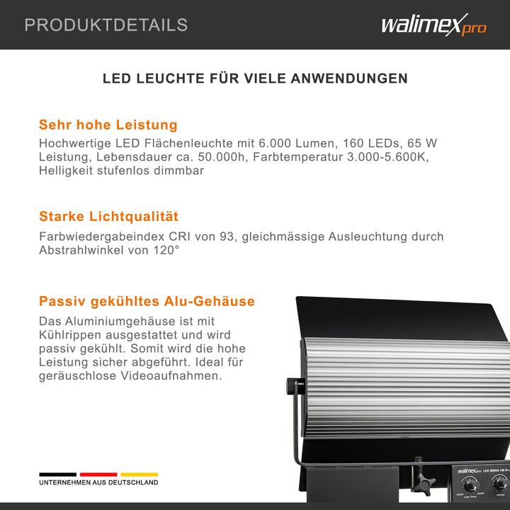 Produktbild Walimex Sirius 160 (Flächenleuchte)