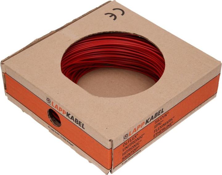 Produktbild Lapp Litze, 0.75 mm², rot Kupferlitze blank, feindrähtig PVC (100 m)