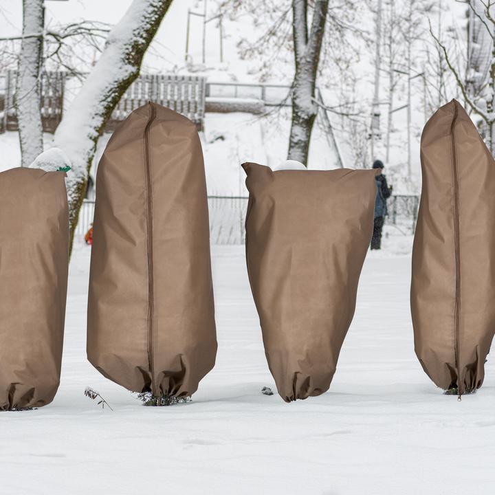 Actual product image Relaxdays 3x winter protection cover