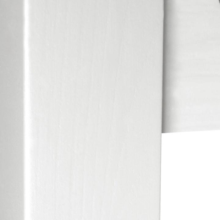 Actual product image Jamb Pallet bed Wooden bed 140x200cm solid wood white (140 x 200)