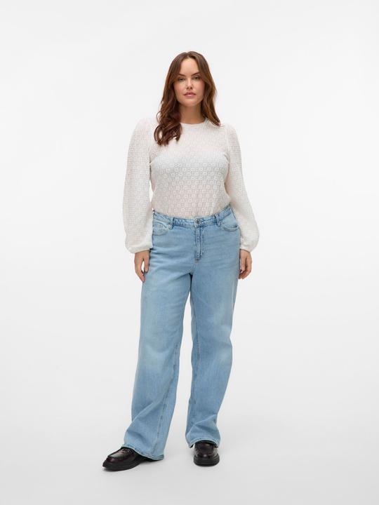 Actual product image Vero Moda VMCTESSA Hohe Taille Weiter Beinschnitt Jeans Weit geschnitten (50)