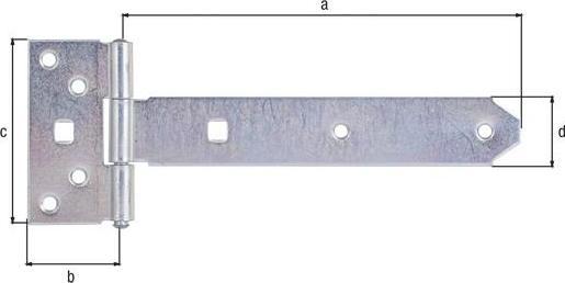 Produktbild Alberts Kreuzgehnge Typ 124 leicht, 200 x 33 mm galv. verzinkt, dickschichtpassiviert (10 Stk.)
