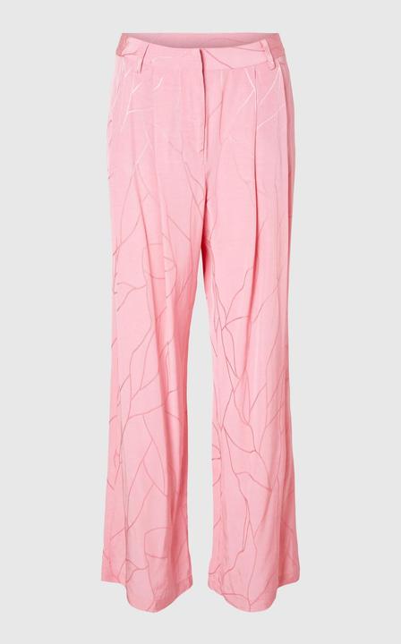 Selected Femme Print Hose mit weitem Bein