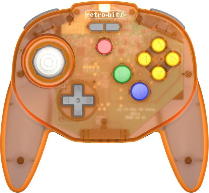 retro-bit Tribute 64 Wireless (Orange Hawk) - Gamepad - Nintendo 64 (Switch)