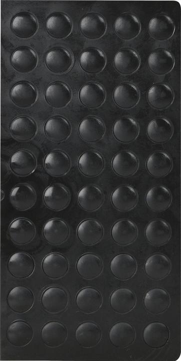 Simausrom TDK Türanschlagdämpfer selbstklebend, rund, Ø8 x 1.6, Kunststoff schwarz (Anschlagdämpfer, 1 Stück)