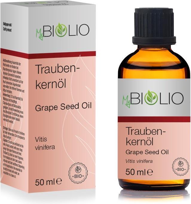 Image du produit MyBiolio Huile de pépins de raisin (Huile pour le corps, 50 ml)