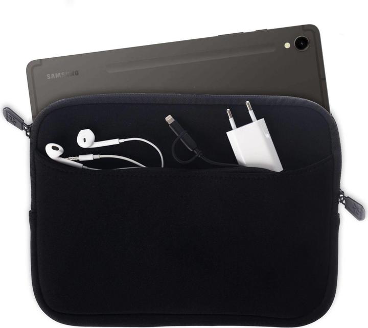 Image du produit !K7 DarkRoom Neoprene Case/Sleeve| Samsung Galaxy Tab A & S jusqu'à 11| noir| (62929) (10.1" Tablets, Comprimés 10, Tablettes de 10")