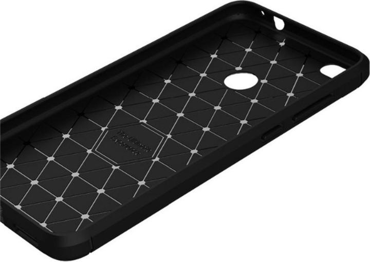 Produktbild Screenguard Huawei P8 Lite 2017 Hülle Carbon Brushed Soft TPU (Huawei P8 Lite (2017))