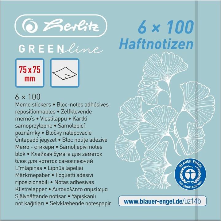 Actual product image Herlitz Notepad à 600 sheets, multicoloured (75 x 75 x 75 cm)