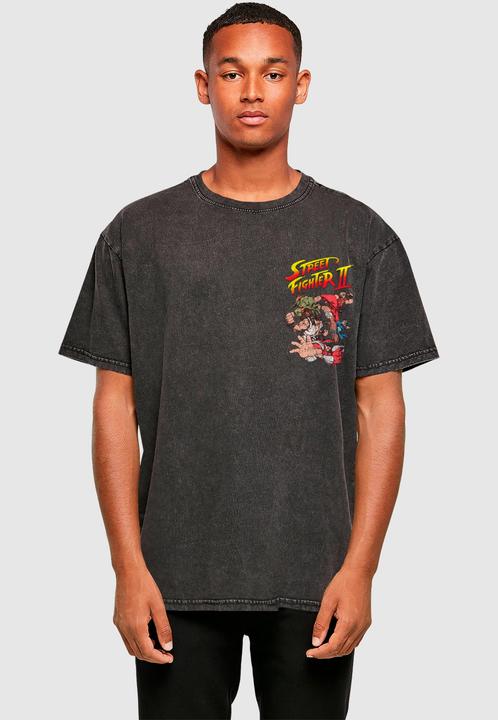Produktbild Merchcode Streetfighter II Roster Oversize Tee - 187843 (L)