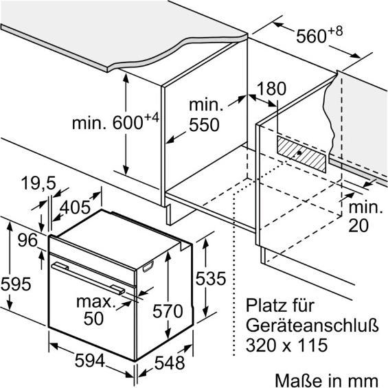 Image du produit Bosch Hausgeräte Built-in cooker set, HEG578BB4 + NIF645CB5E, Réchaud encastrable, Four à induction, HND675LS62