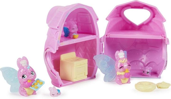 Produktbild Hatchimals Mini-Family Pack, Spielset mit 3 CollEGGtibles-Figuren und bis zu 3 Überraschungs-Babies