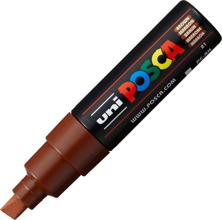 Produktbild Posca Marker PC-8K Keilspitze (Braun, 8 mm, 1 x)